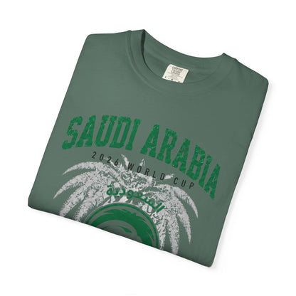 SAUDI ARABIA Unisex Garment-Dyed T-shirt