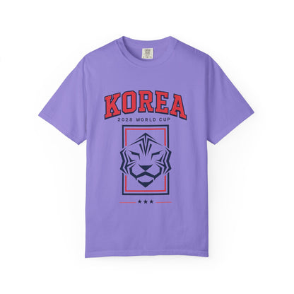 KOREA Unisex Garment-Dyed T-shirt