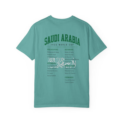 SAUDI ARABIA Unisex Garment-Dyed T-shirt