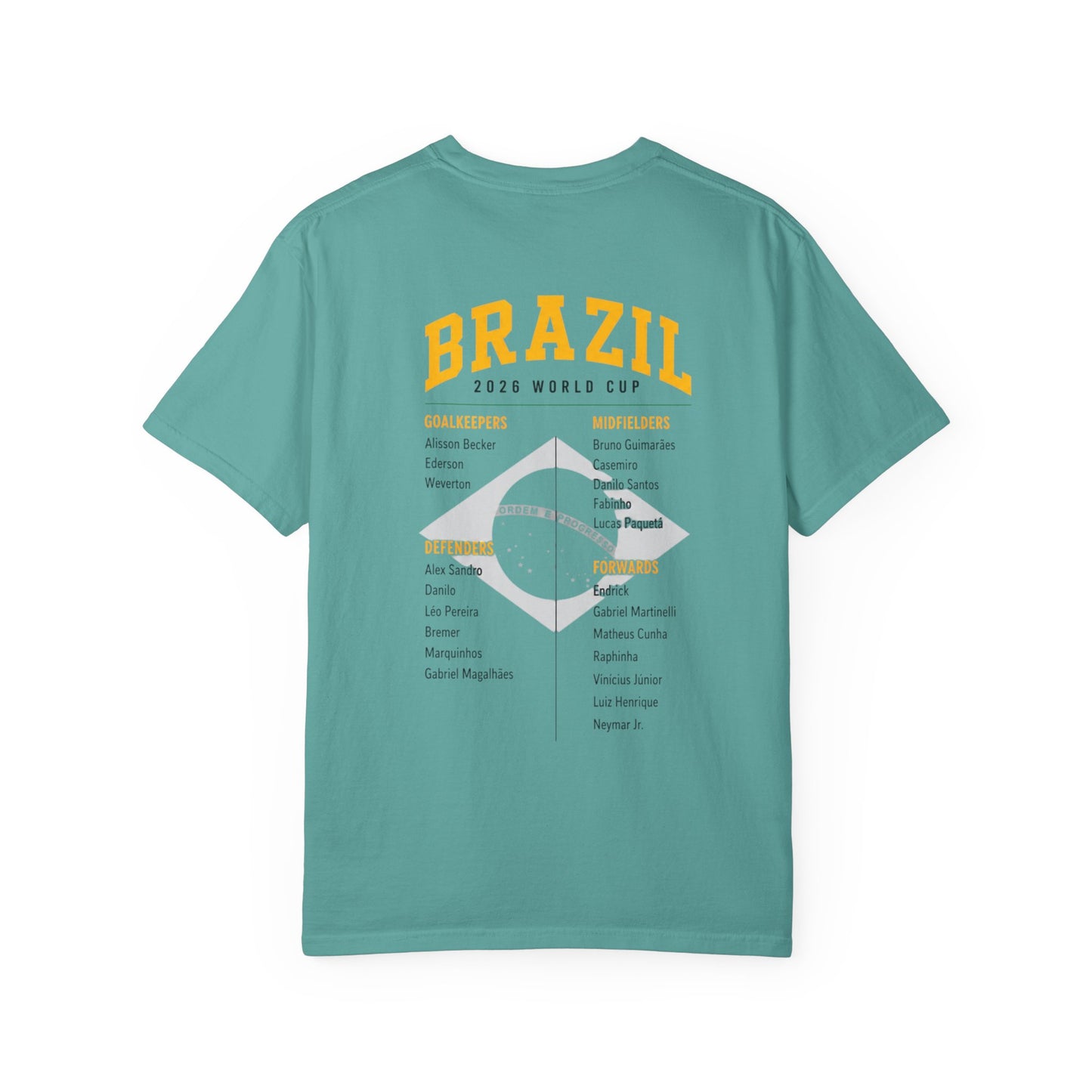 BRAZIL Unisex Garment-Dyed T-shirt