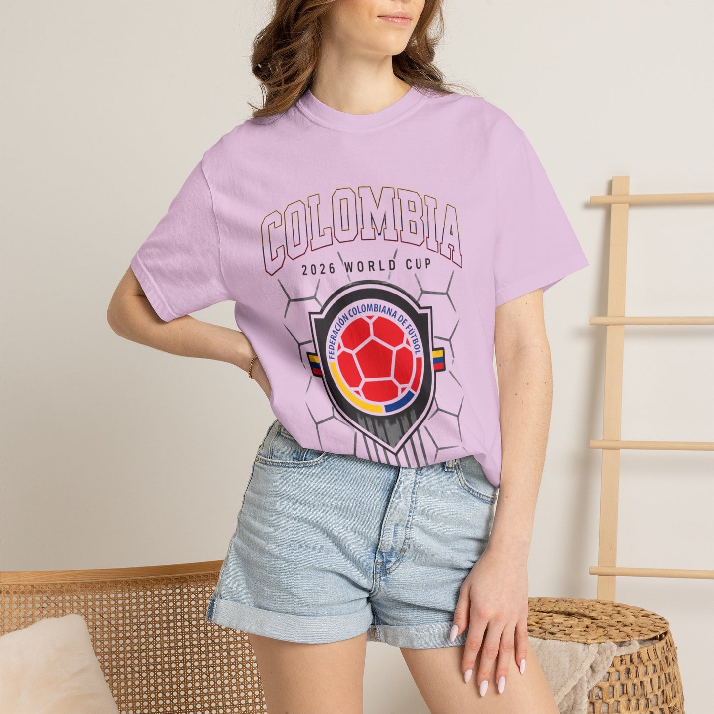 FIFA COLOMBIA Unisex Garment-Dyed T-shirt