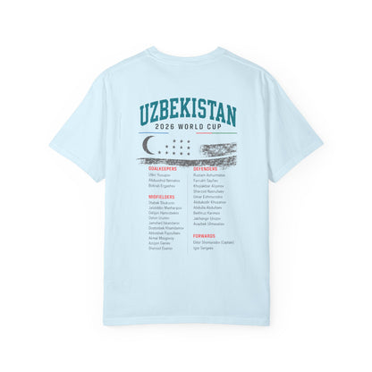 UZBEKISTAN Unisex Garment-Dyed T-shirt