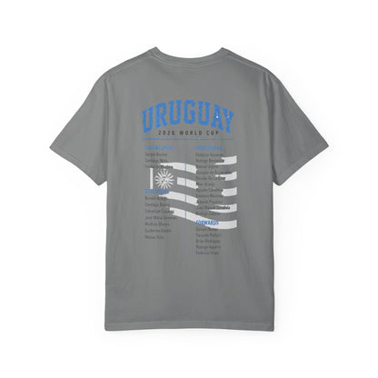 Uruguay Unisex Garment-Dyed T-shirt