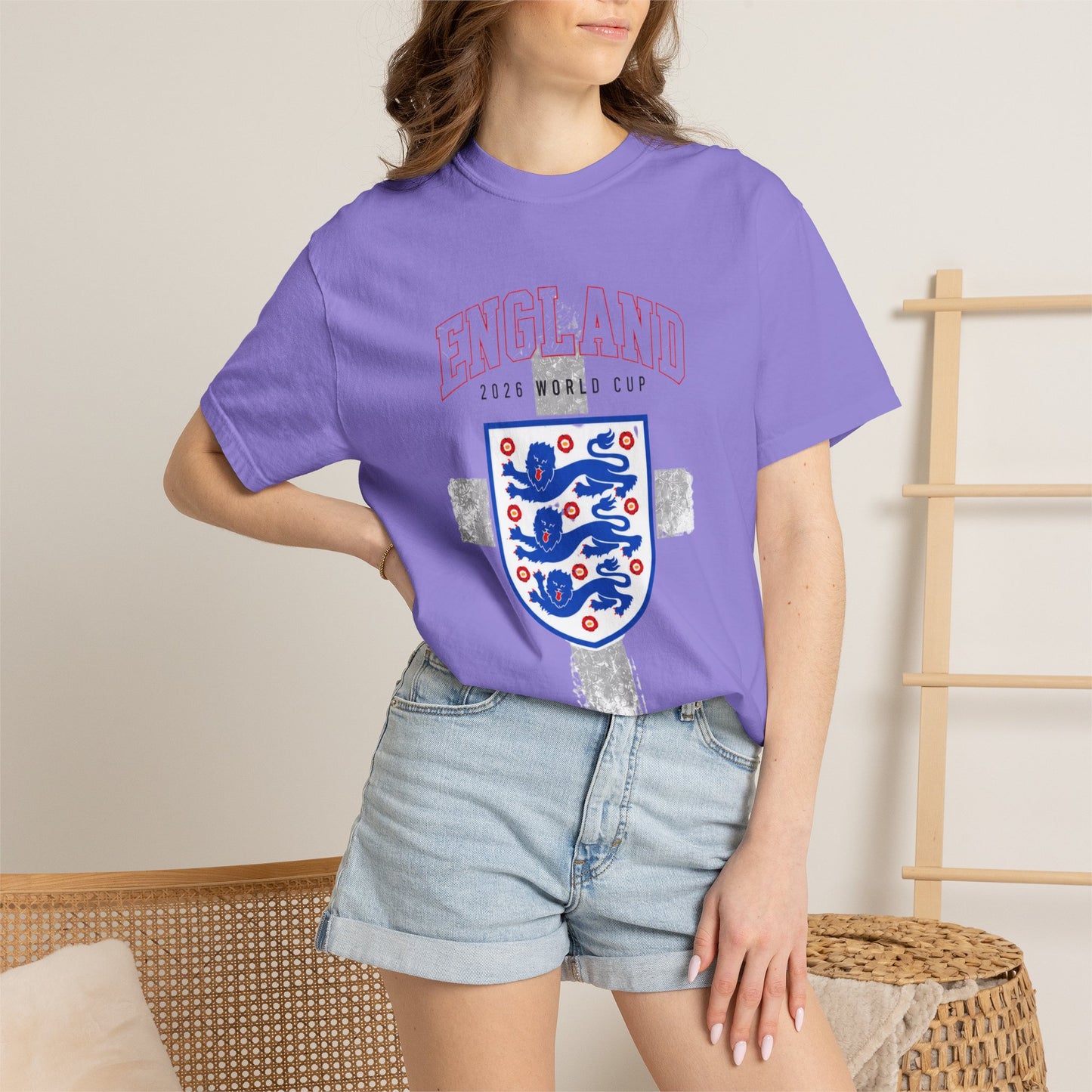 ENGLAND Unisex Garment-Dyed T-shirt