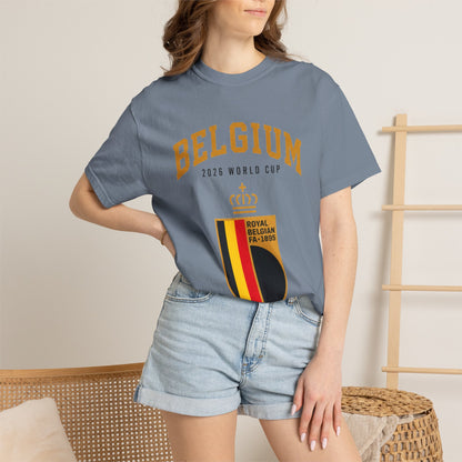 Belgium Unisex Garment-Dyed T-shirt