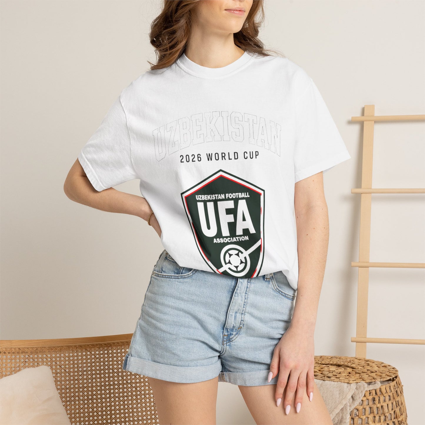 UZBEKISTAN Unisex Garment-Dyed T-shirt