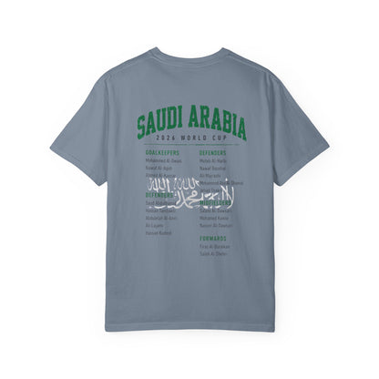 SAUDI ARABIA Unisex Garment-Dyed T-shirt