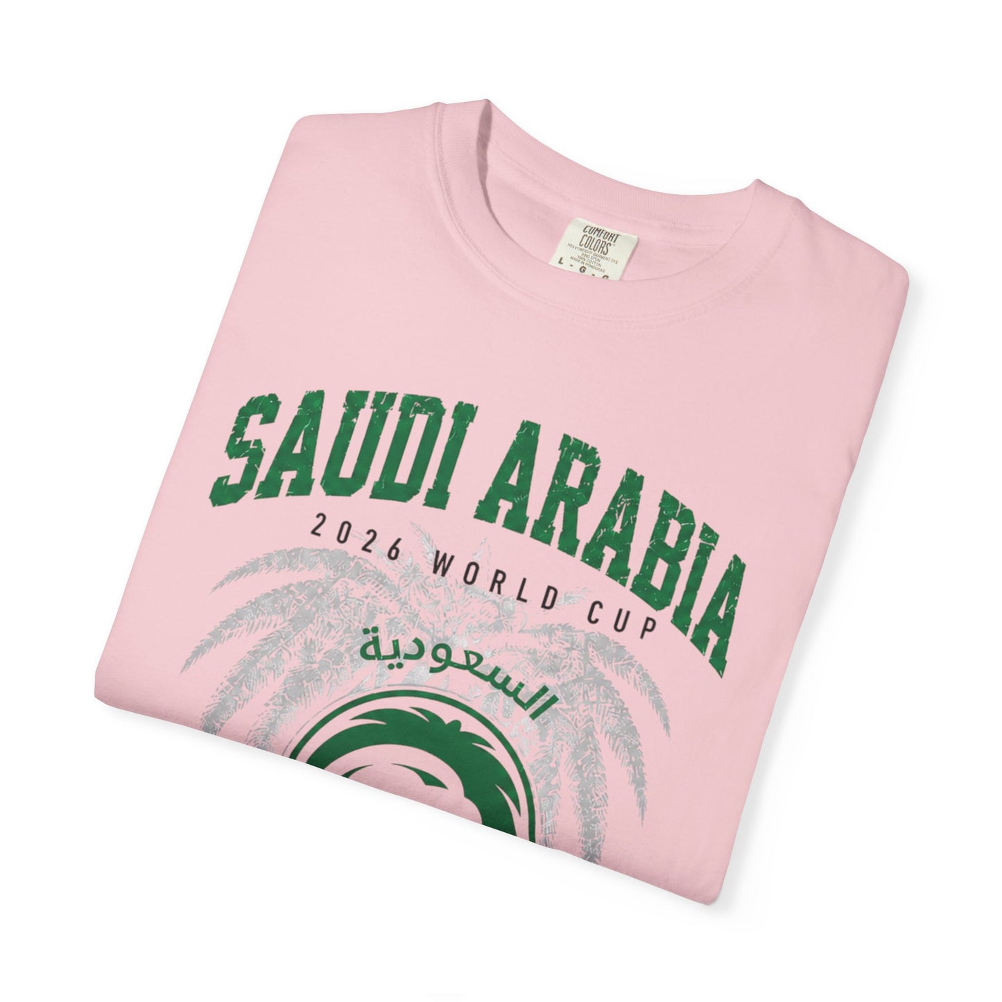 SAUDI ARABIA Unisex Garment-Dyed T-shirt