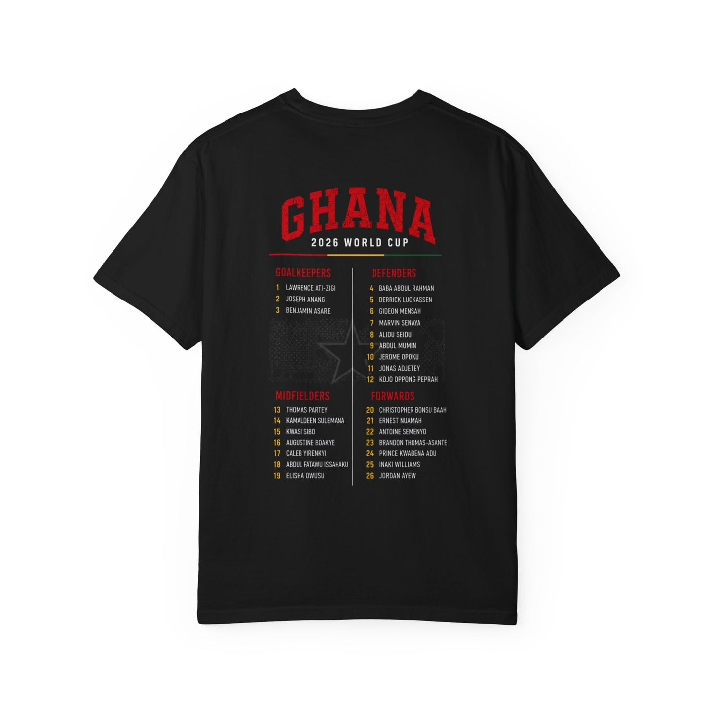 GHANA Unisex Garment-Dyed T-shirt
