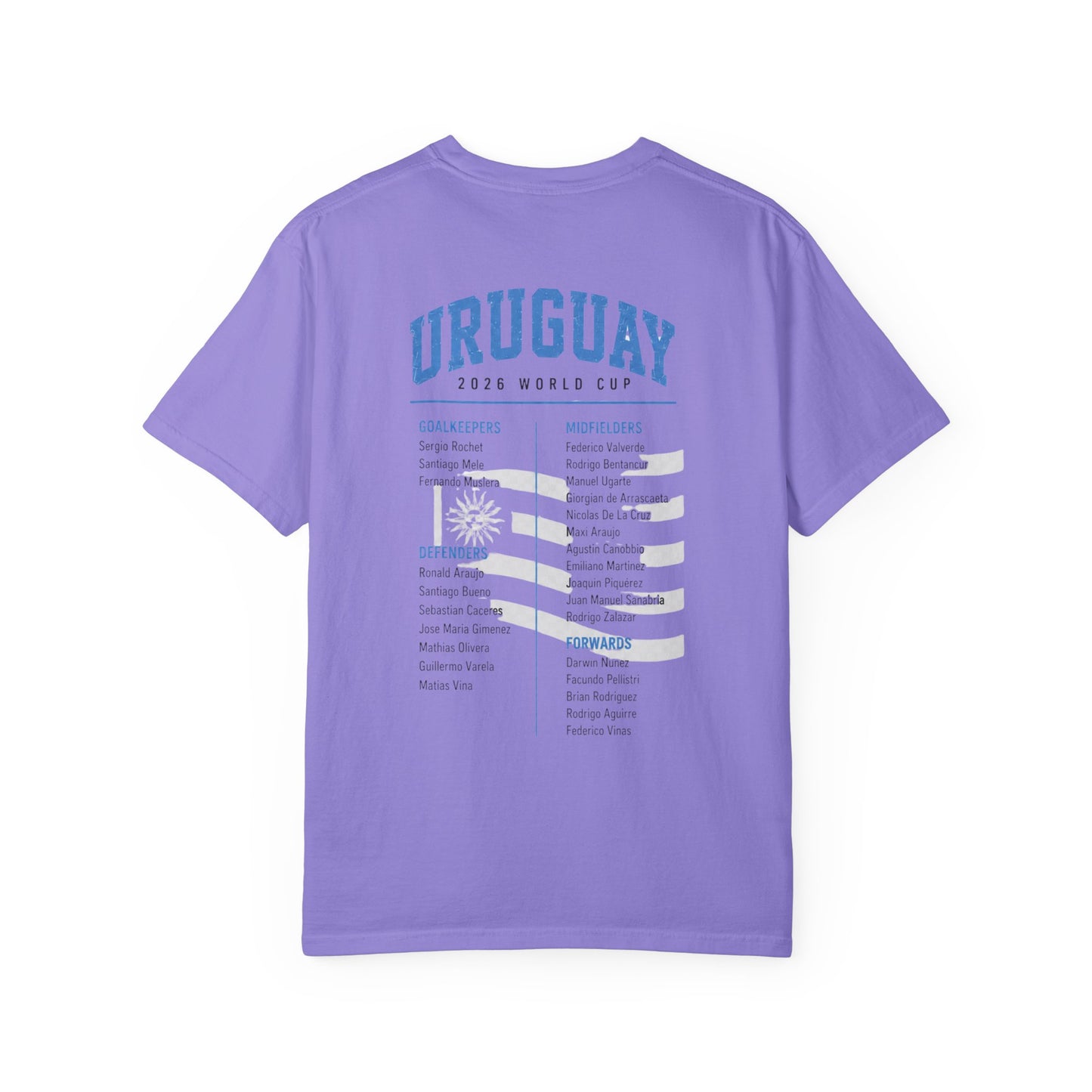Uruguay Unisex Garment-Dyed T-shirt