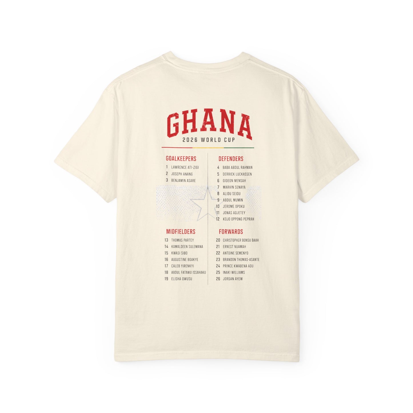 GHANA Unisex Garment-Dyed T-shirt