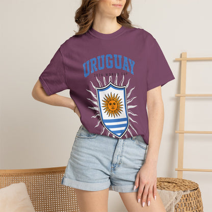 Uruguay Unisex Garment-Dyed T-shirt