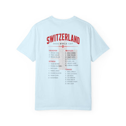SWITZERLAND Unisex Garment-Dyed T-shirt