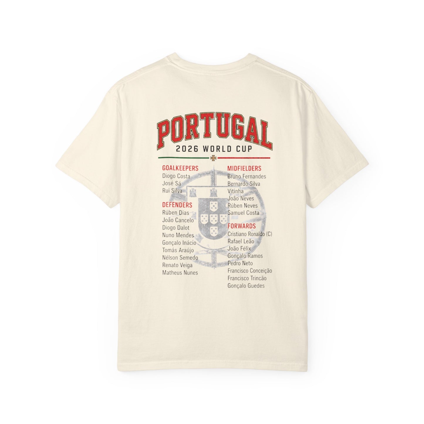 PORTUGAL Unisex Garment-Dyed T-shirt