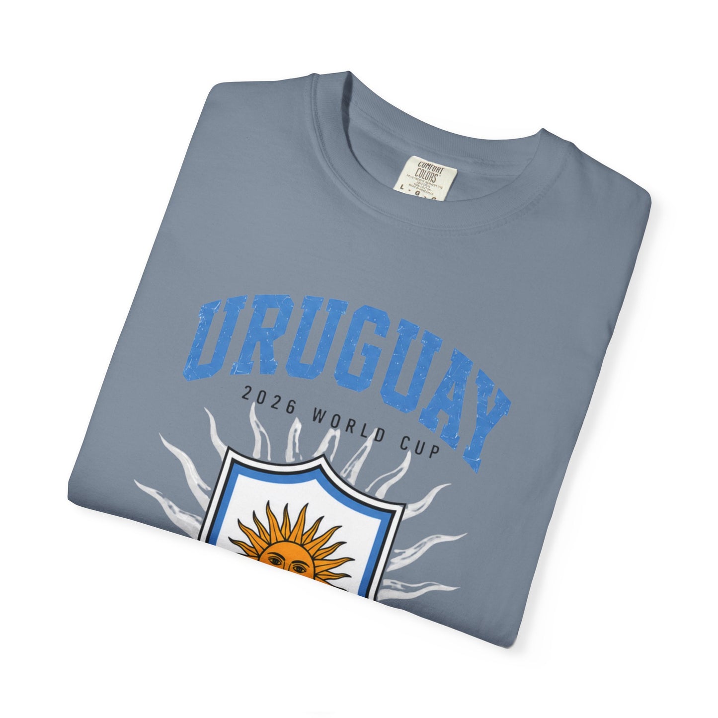 Uruguay Unisex Garment-Dyed T-shirt