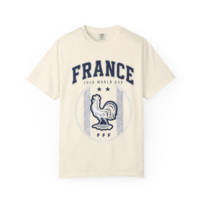 France Unisex Garment-Dyed T-shirt