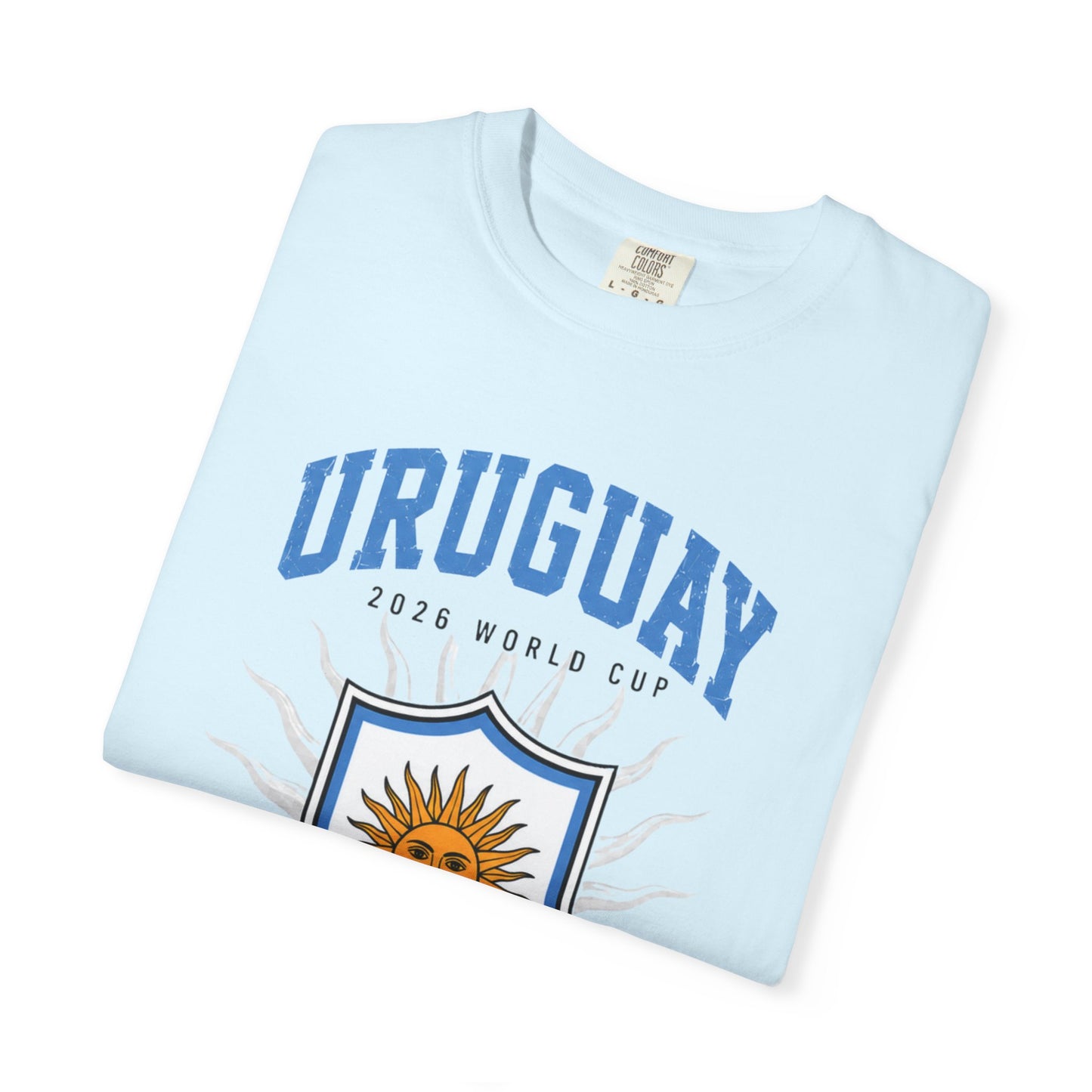 Uruguay Unisex Garment-Dyed T-shirt