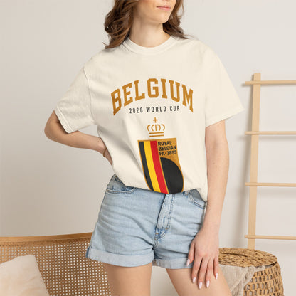 Belgium Unisex Garment-Dyed T-shirt