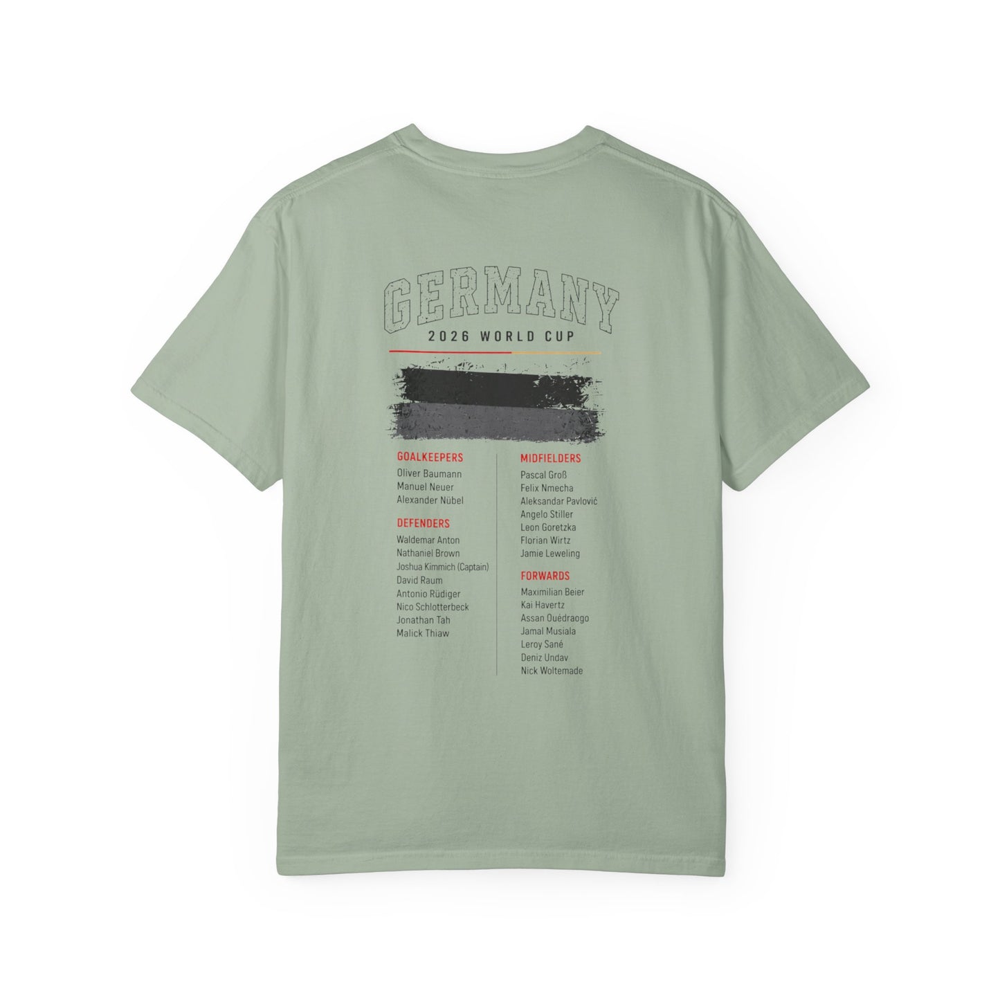 Germany Unisex Garment-Dyed T-shirt