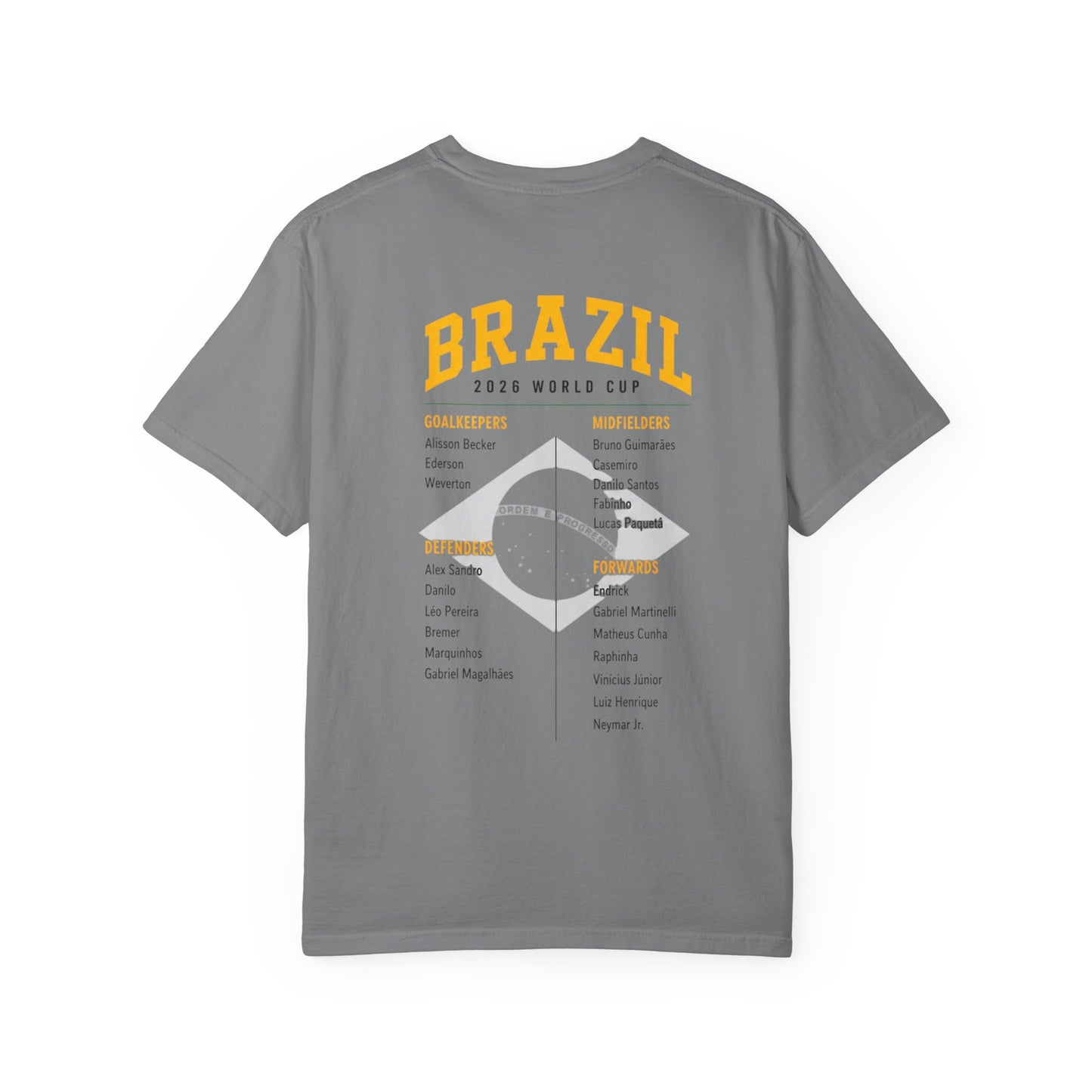BRAZIL Unisex Garment-Dyed T-shirt