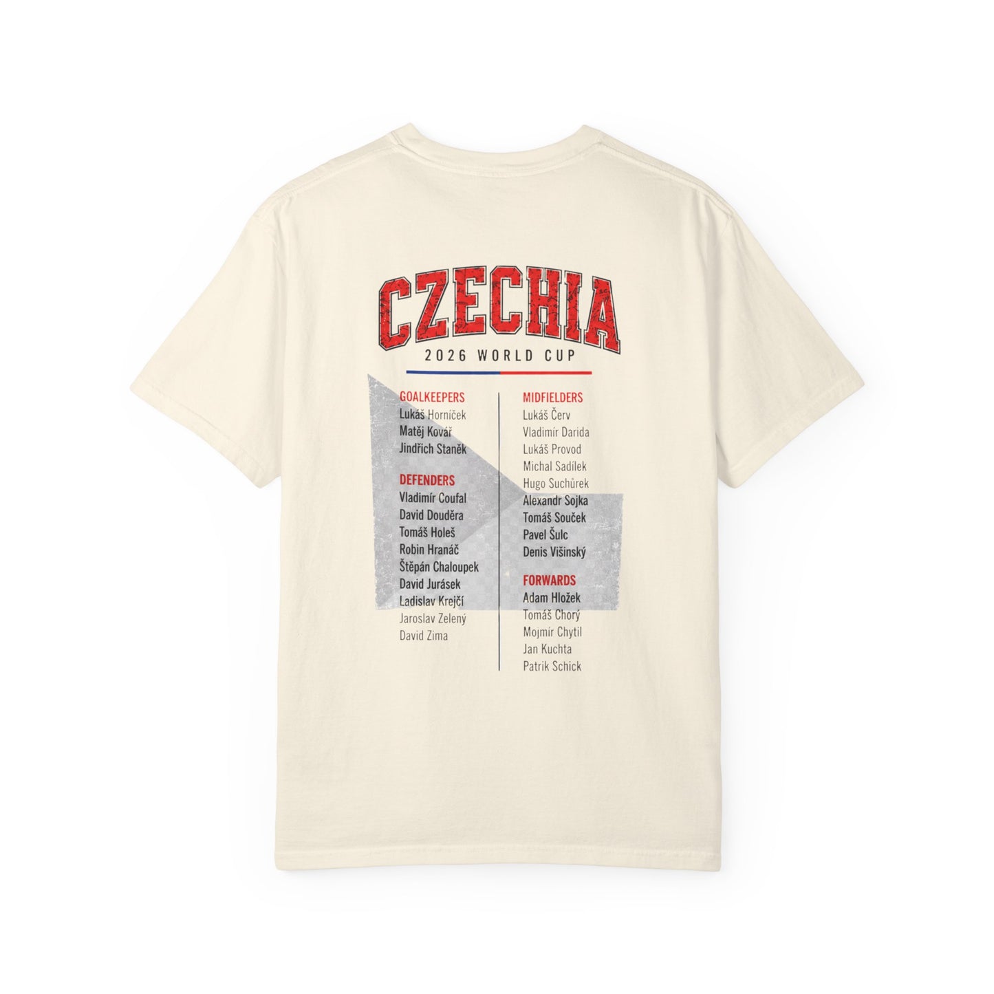 CZECHIA Unisex Garment-Dyed T-shirt