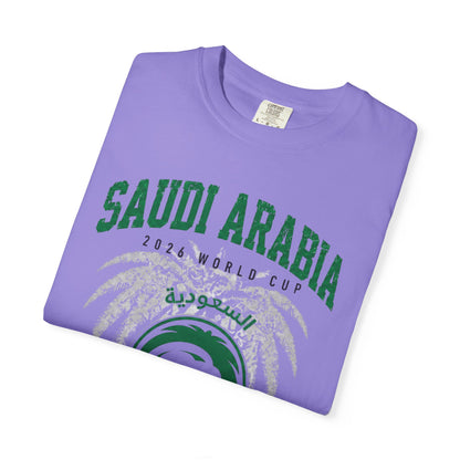 SAUDI ARABIA Unisex Garment-Dyed T-shirt