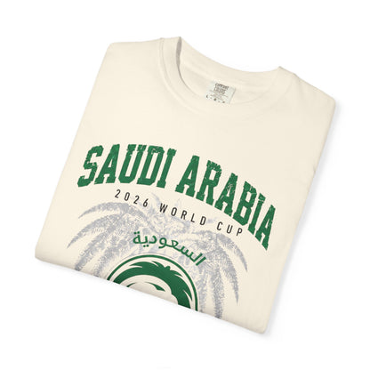 SAUDI ARABIA Unisex Garment-Dyed T-shirt