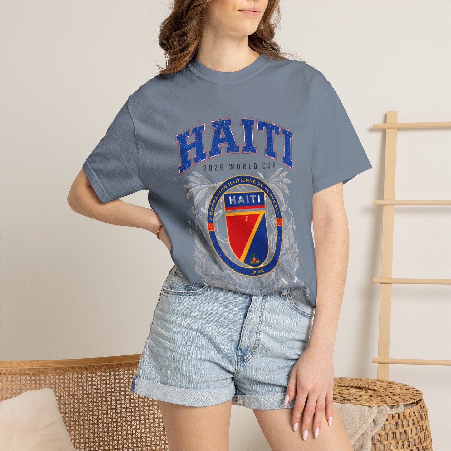 HAITI Unisex Garment-Dyed T-shirt