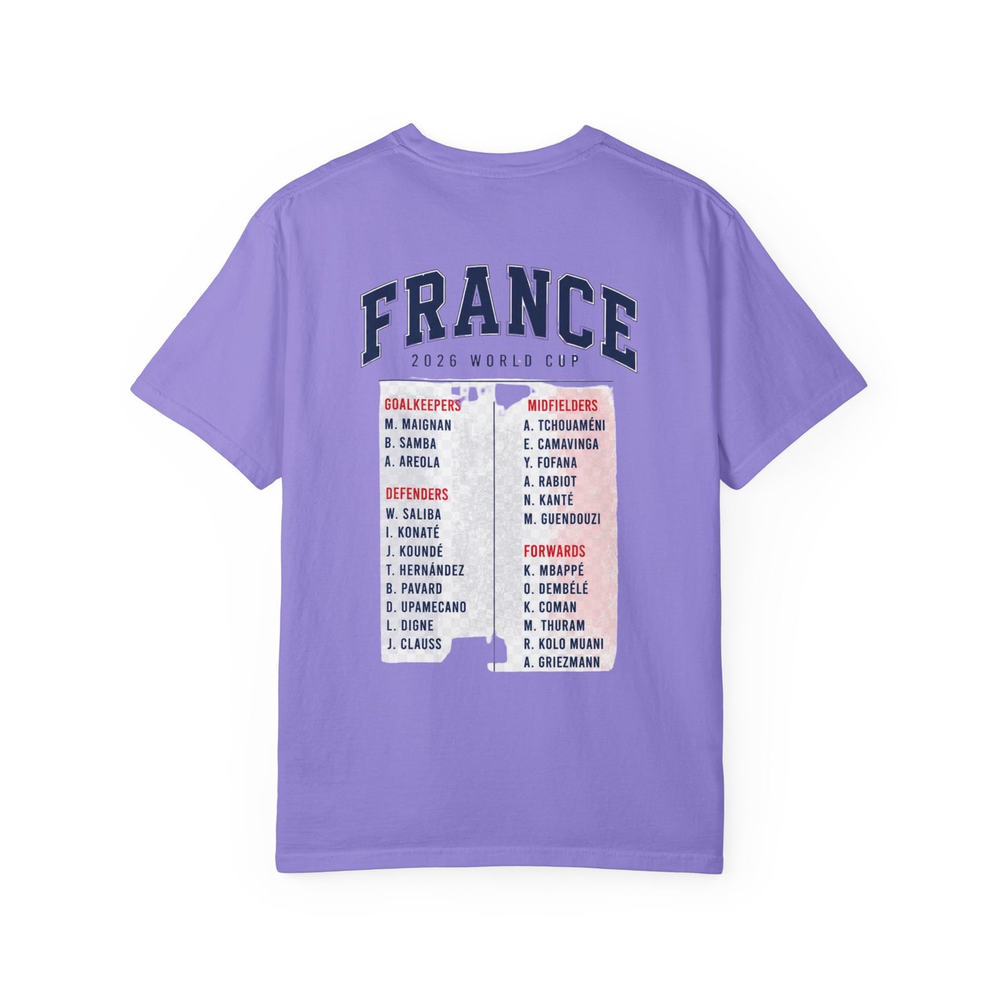 France Unisex Garment-Dyed T-shirt