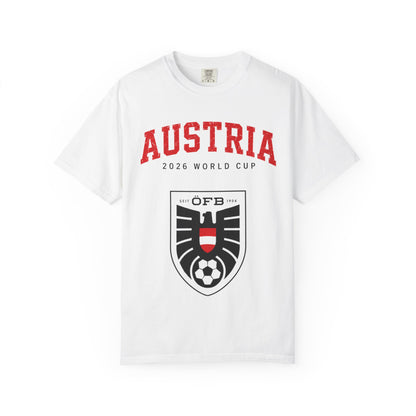 AUSTRIA Unisex Garment-Dyed T-shirt