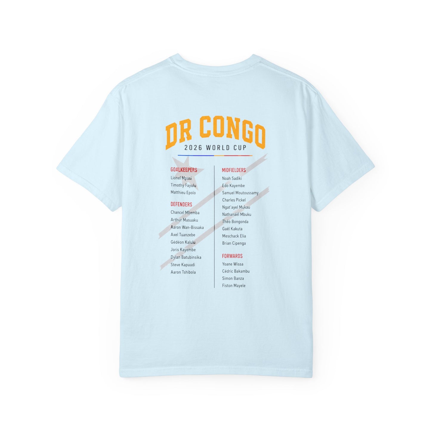 CONGO DR Unisex Garment-Dyed T-shirt