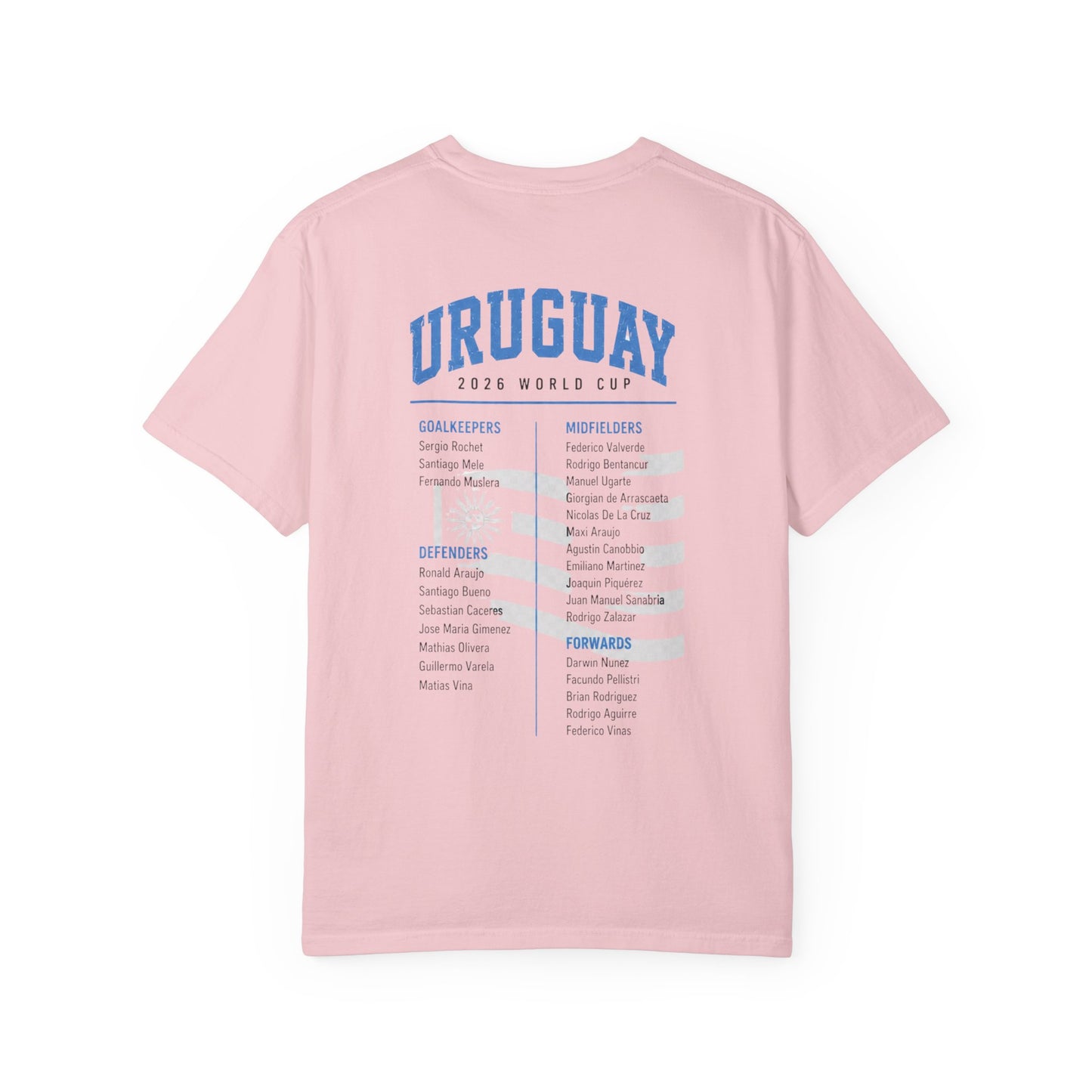 Uruguay Unisex Garment-Dyed T-shirt