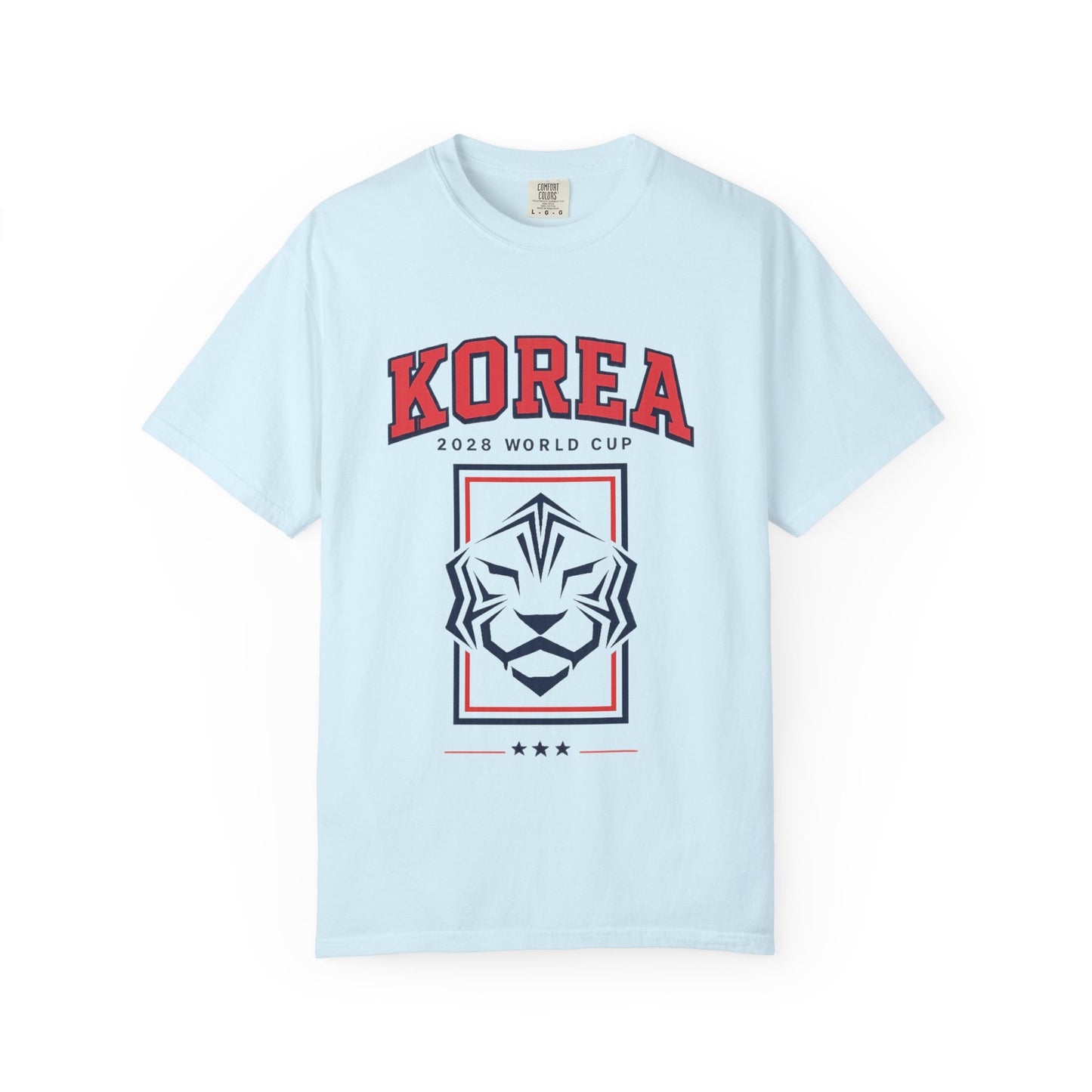 KOREA Unisex Garment-Dyed T-shirt