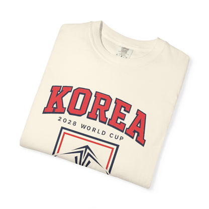 KOREA Unisex Garment-Dyed T-shirt
