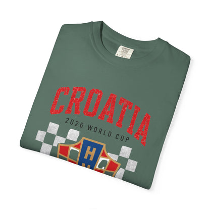 CROATIA Unisex Garment-Dyed T-shirt