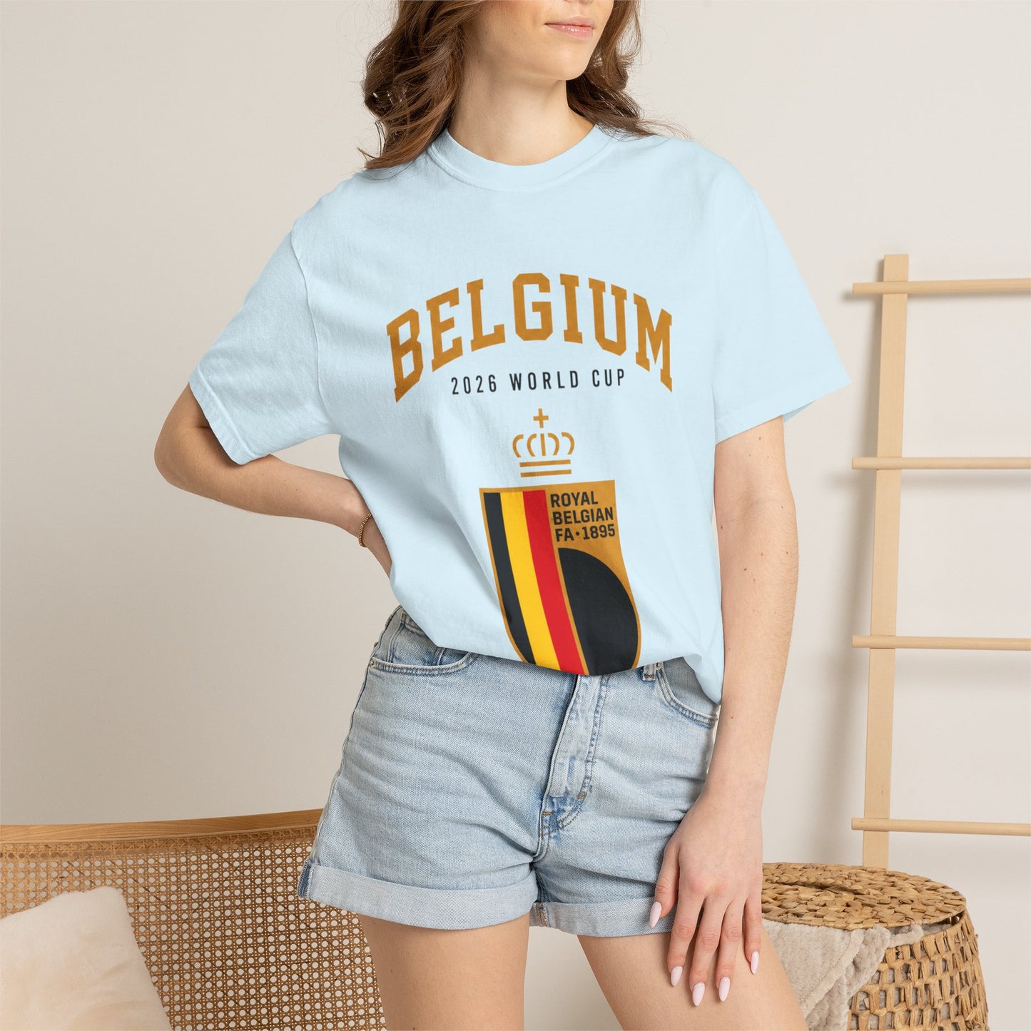 Belgium Unisex Garment-Dyed T-shirt