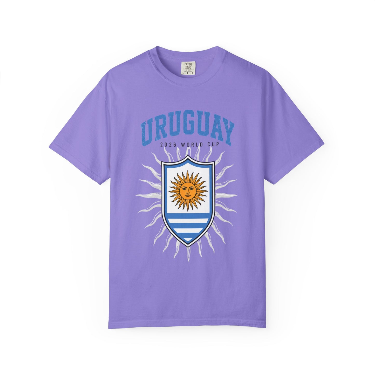 Uruguay Unisex Garment-Dyed T-shirt