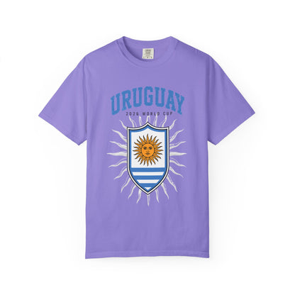 Uruguay Unisex Garment-Dyed T-shirt