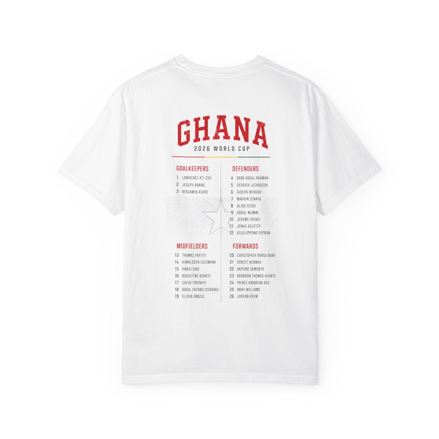 GHANA Unisex Garment-Dyed T-shirt