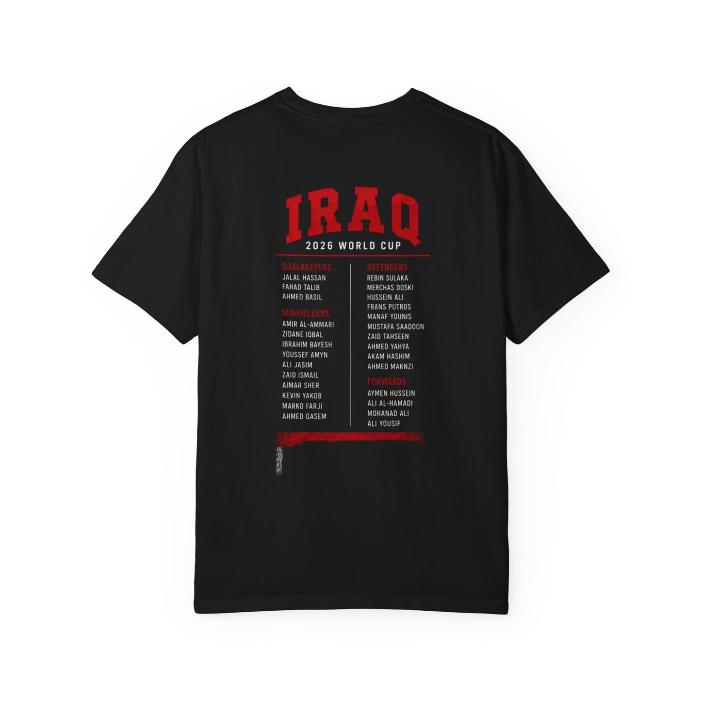 IRAQ Unisex Garment-Dyed T-shirt