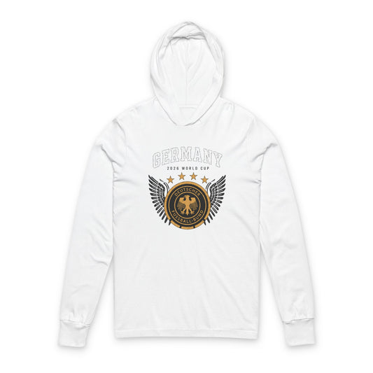 Germany Hoodie Tee — Lightweight Hooded Long-Sleeve Shirt