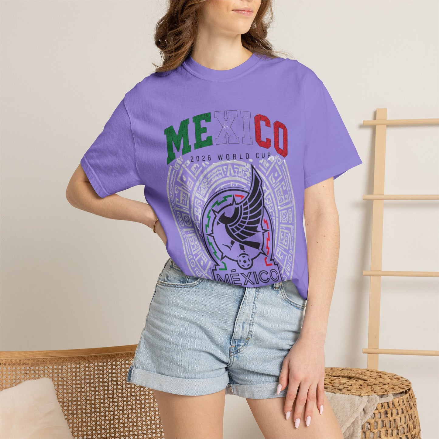 MEXICO Unisex Garment-Dyed T-shirt