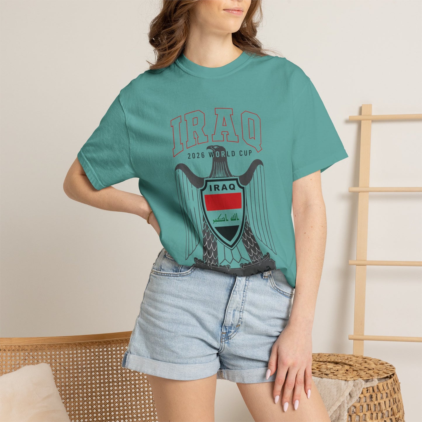 IRAQ Unisex Garment-Dyed T-shirt