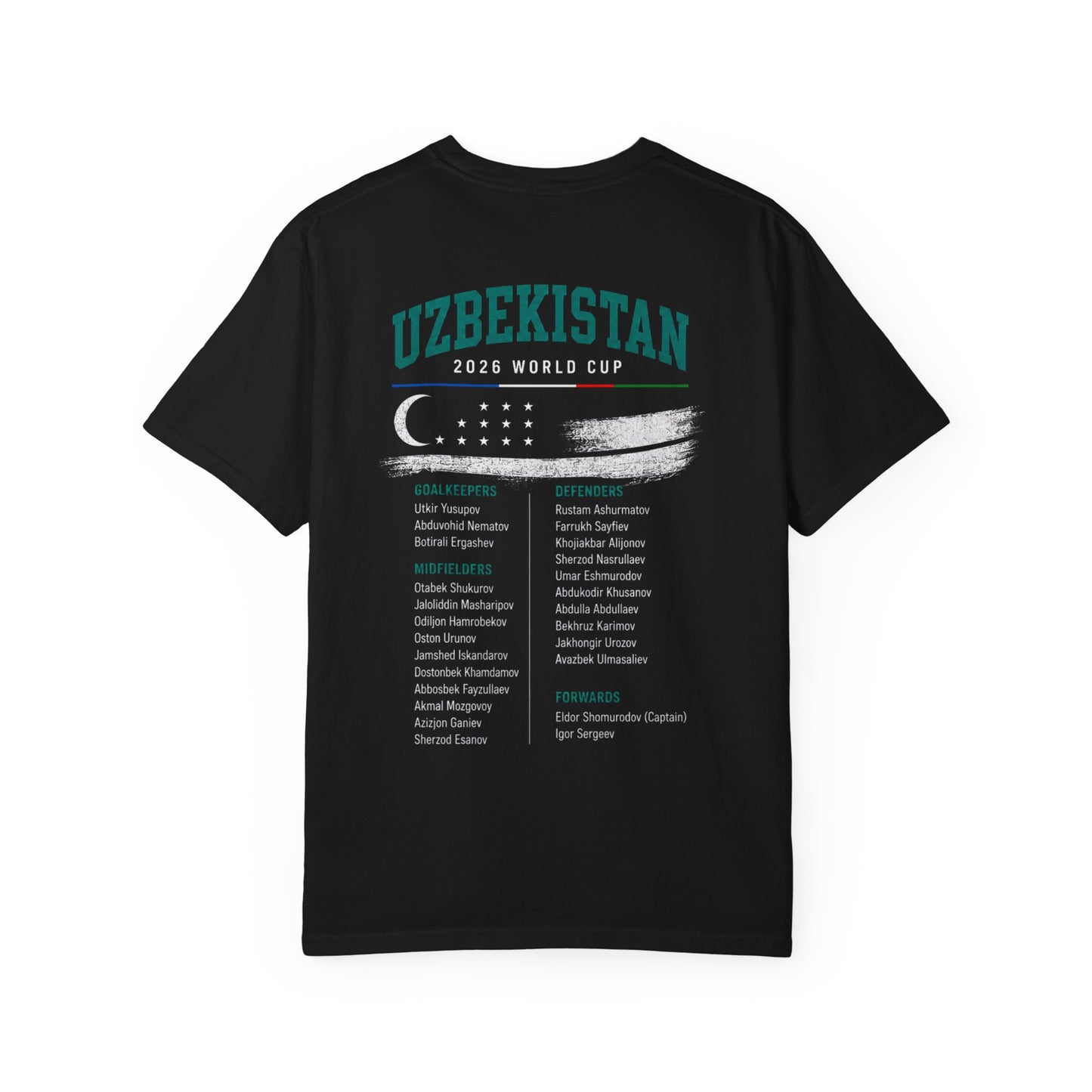UZBEKISTAN Unisex Garment-Dyed T-shirt