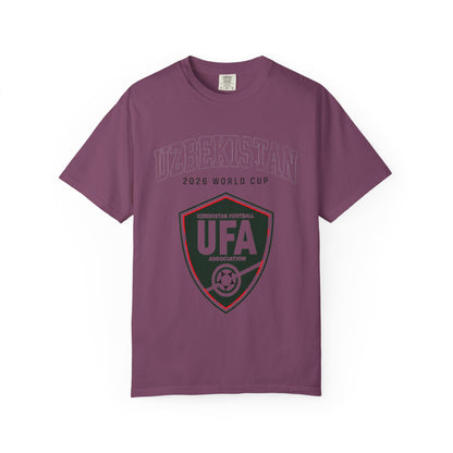 UZBEKISTAN Unisex Garment-Dyed T-shirt
