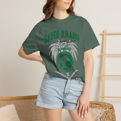 SAUDI ARABIA Unisex Garment-Dyed T-shirt