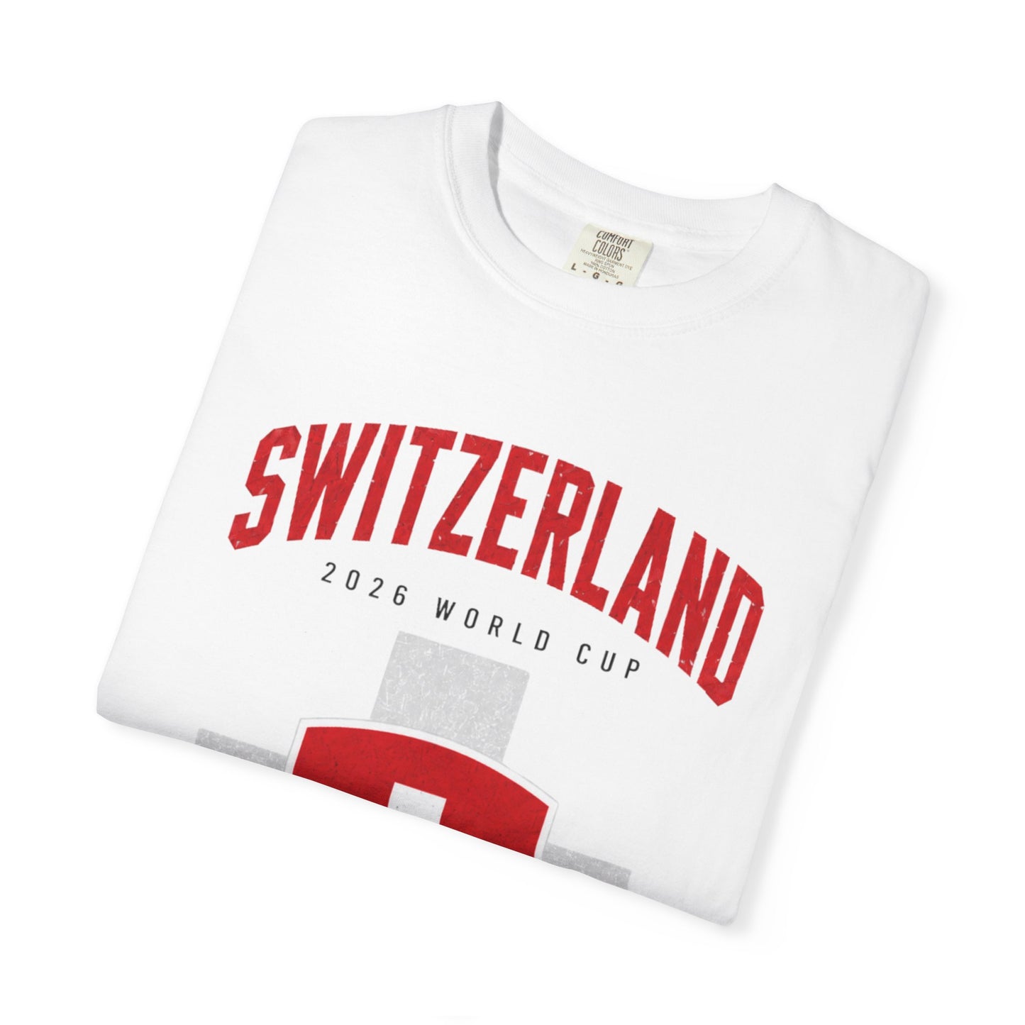 SWITZERLAND Unisex Garment-Dyed T-shirt