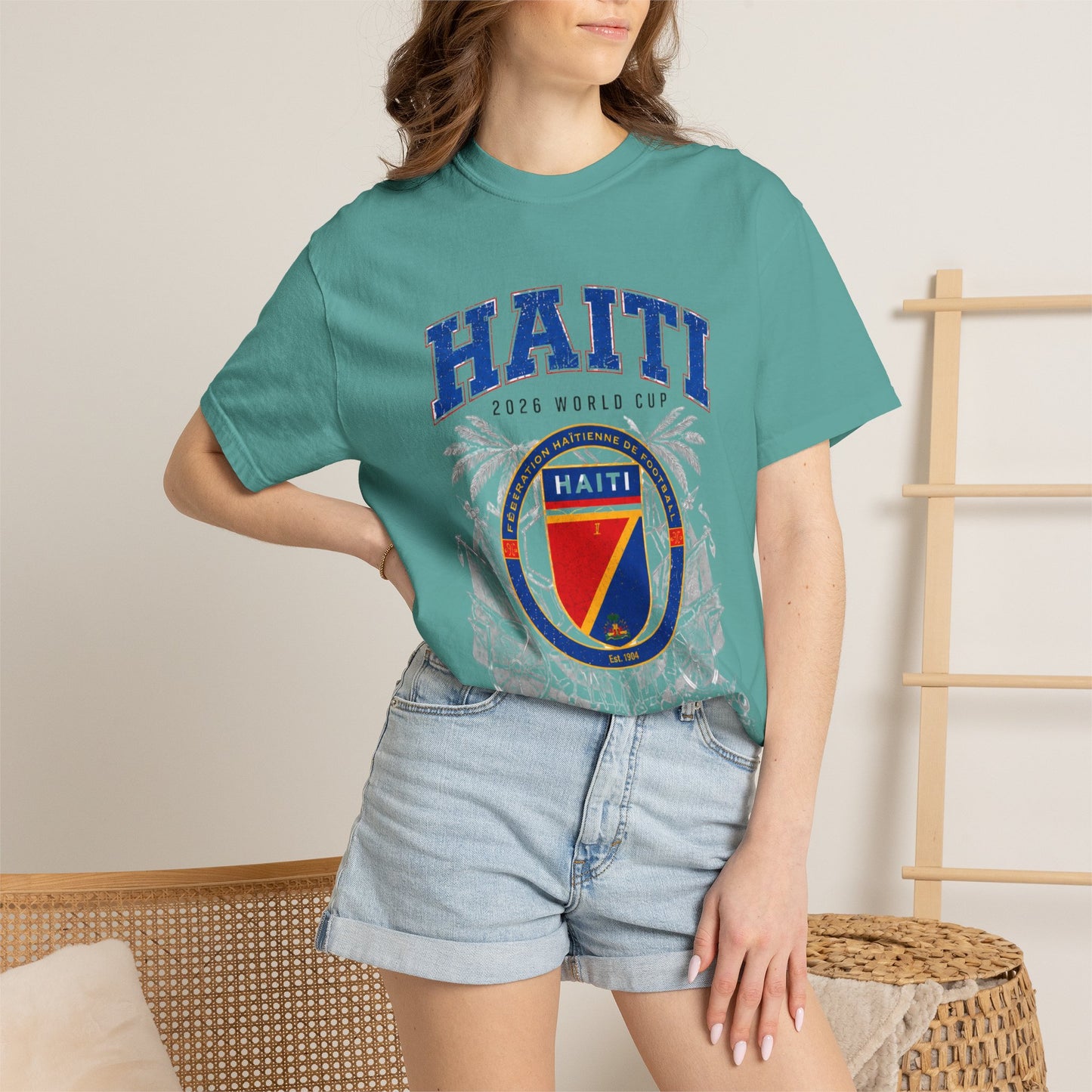 HAITI Unisex Garment-Dyed T-shirt