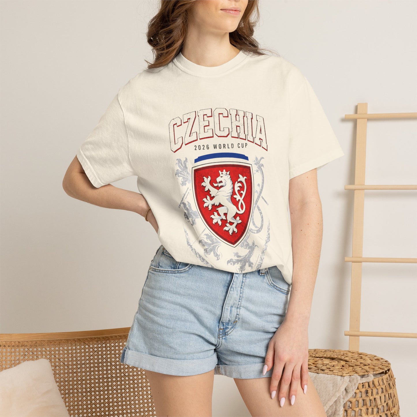 CZECHIA Unisex Garment-Dyed T-shirt