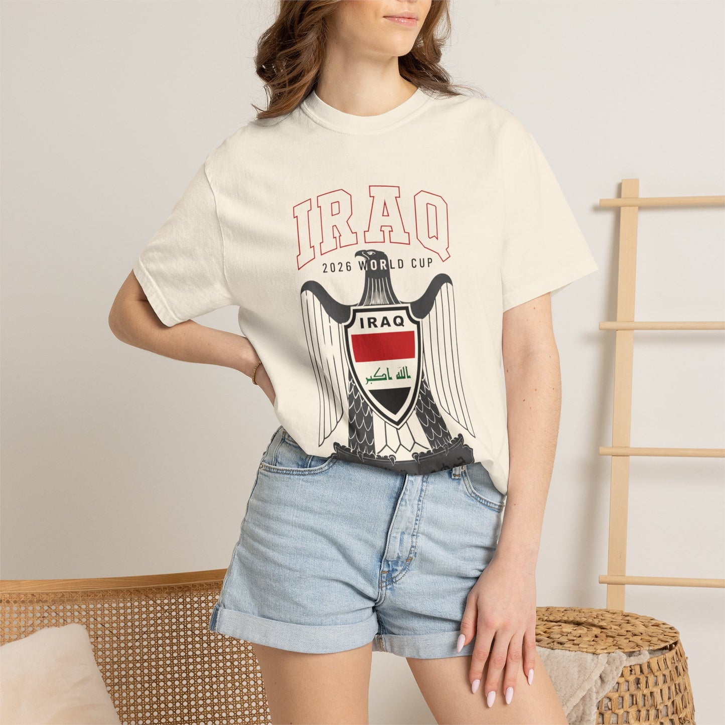 IRAQ Unisex Garment-Dyed T-shirt